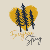 EVERGREEN STRONG - Ideal Twill Over the Shoulder Grocery Tote Design